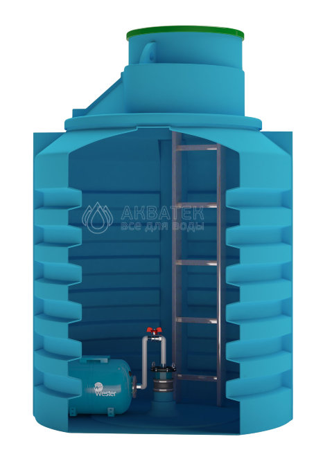Кессон 3м3 (для обсадной трубы 125-133 мм), Aquatech (АКВАТЕК) в Екатеринбурге