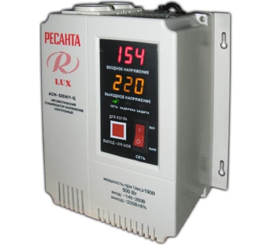 Стабилизатор Ресанта АСН-500Н/1-Ц LUX