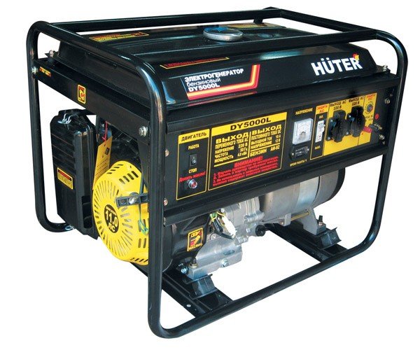 Портативный бензогенератор HUTER DY5000L в Екатеринбурге Портативный бензогенератор HUTER DY5000L в Екатеринбурге