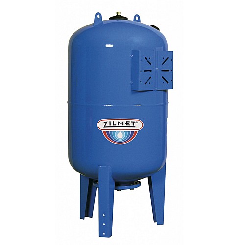 Гидроаккумулятор вертикальный синий Zilmet ULTRA-PRO - 24л. (PN10, мемб.бутил, фланец нерж.ст) в Екатеринбурге