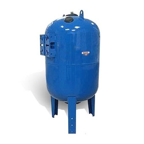 Гидроаккумулятор вертикальный синий Zilmet ULTRA-PRO - 300л. (PN10, мемб.бутил, фланец нерж.ст) в Екатеринбурге