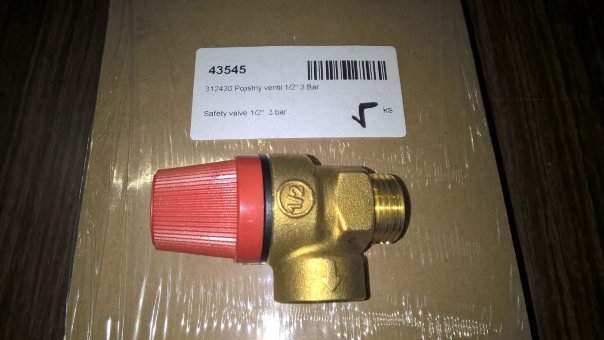 Предохранительный клапан 1/2, 3 бар для котлов Thermona THERM 43545 (аналог 40302)
