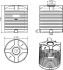 Емкость ПолиТим (PolyTeam) вертикальная 5000л усиленная (Арт. PT-V5000U) в Екатеринбурге