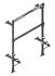 Несущая рама для 1 - го котла THERM 45 KD.A (72400)