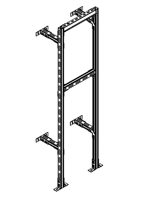 Несущая рама для котлов для 1-го котла THERM 90 KD.A (72404) Несущая рама для котлов для 2-х котлов THERM 90 KD.A (72405) в Екатеринбурге