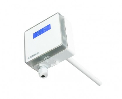 Канальный датчик KFTF RHT Duct-D температуры и влажности с дисплеем LCD