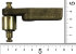 Штанга гидропривода воздушной заслонки в сборе арт. 14256 (3-18-1707) в Екатеринбурге