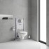 Система инсталляции GROHE Solido 4 в 1 в сборе, с подвесным унитазом, хром
