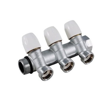 Коллектор 4 выхода TIEMME 1"х1/2 1860020(1868K160404)