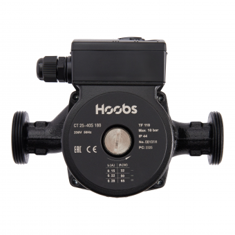 Насос циркуляционный Hoobs CT 25-40S 180мм 65Вт (с гайками)