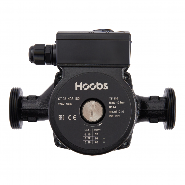 Насос циркуляционный Hoobs CT 25-40S (с гайками) Насос циркуляционный Hoobs CT 25-40S (с гайками)